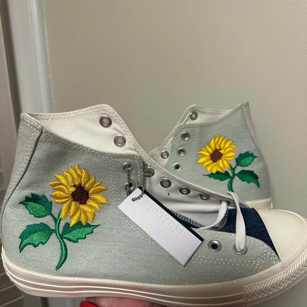 Rare Sunflower Converse Chuck Taylor Sneakers